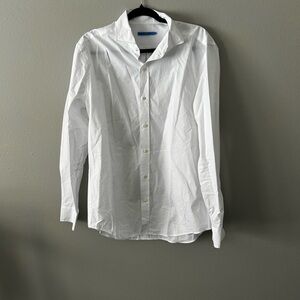 J. McLaughlin Drummond Classic Fit White Dress Shirt